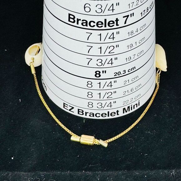 Sea Shell Adjustable Link Bracelet over Gold Plated - Picture 6 of 6